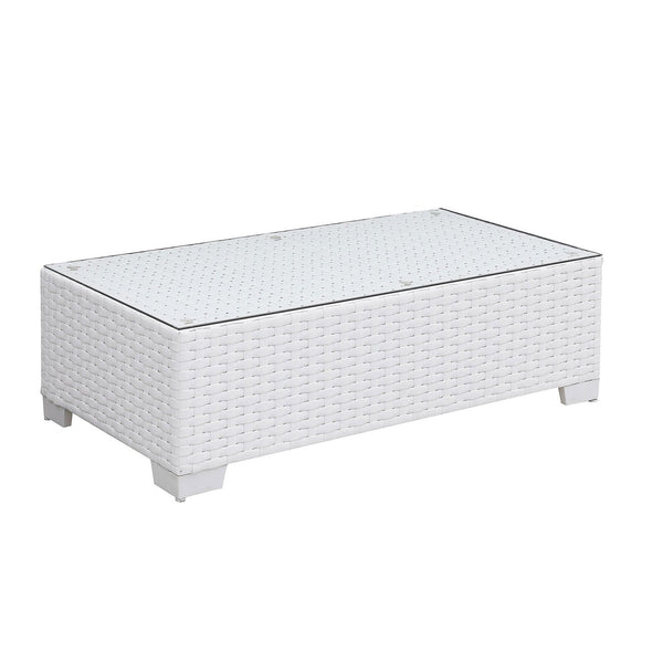 Furniture Of America Somani White Contemporary Coffee Table Model CM-OS2128WH-K - MONAVILLA