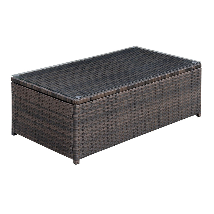 Furniture Of America Ilona Brown/Beige Contemporary Coffee Table Model CM-OS2136-F - MONAVILLA