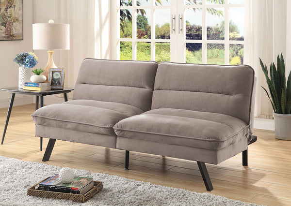 Furniture Of America Kierra Gray Transitional Futon Sofa Model CM2819 - MONAVILLA