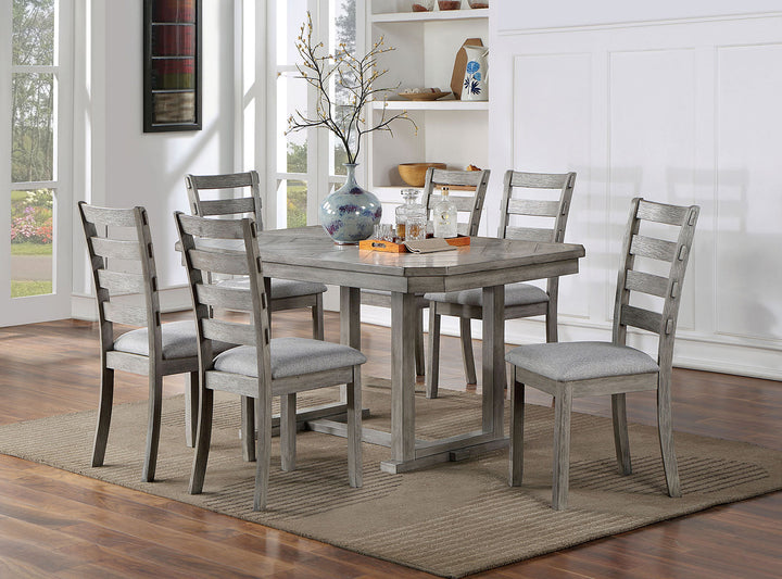 Furniture Of America Laquila Gray Rustic Dining Table, Gray Model CM3542GY-T - MONAVILLA