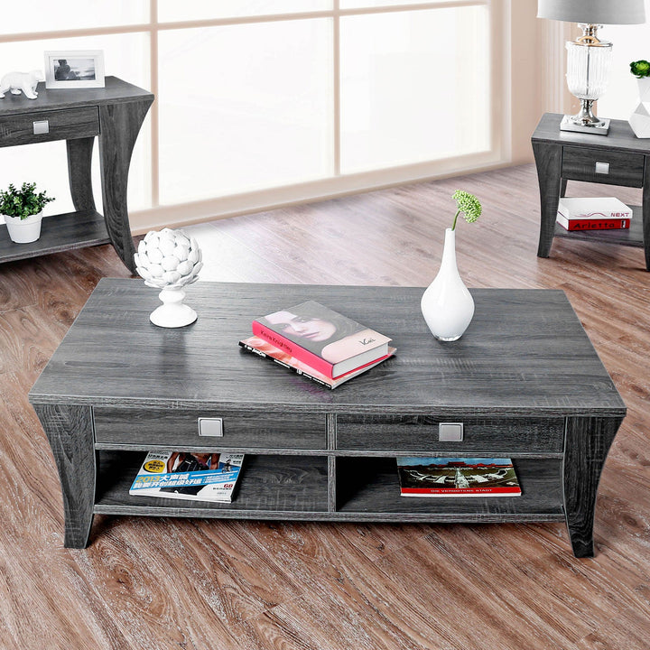 Furniture Of America Amity Gray Transitional Coffee Table Model CM4085C - MONAVILLA