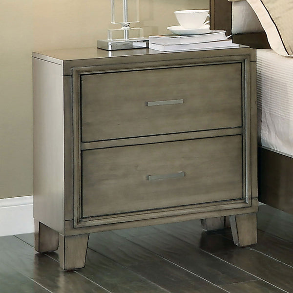 Furniture Of America Enrico Gray Contemporary Night Stand Model CM7068GY-N - MONAVILLA