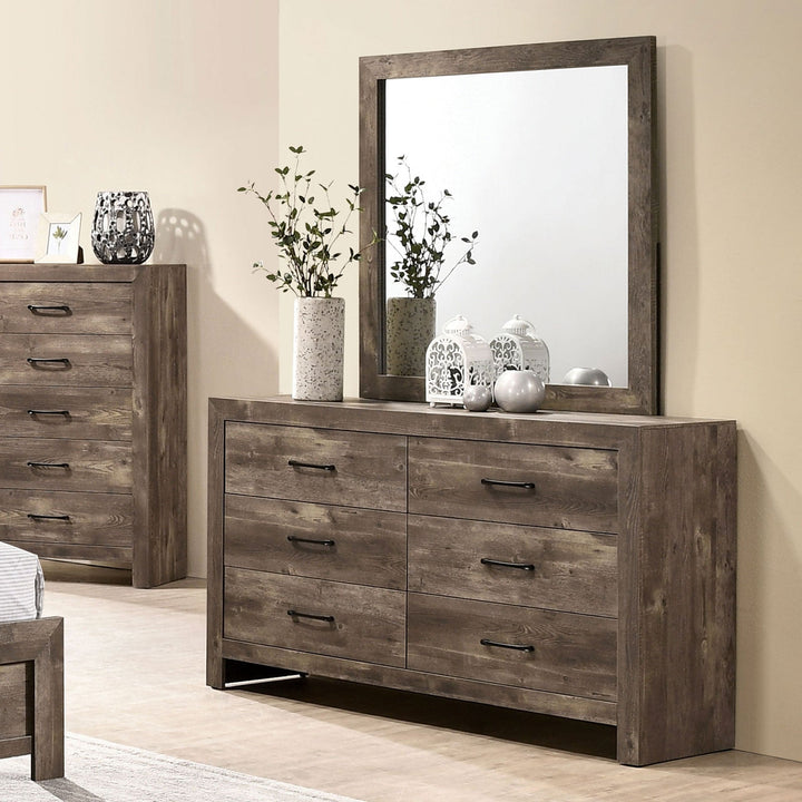 Furniture Of America Larissa Natural Tone Rustic Dresser Model CM7149D - MONAVILLA