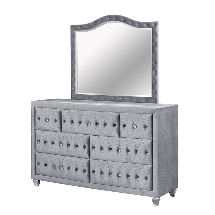 Furniture Of America Alzir Gray Glam Dresser Model CM7150D - MONAVILLA