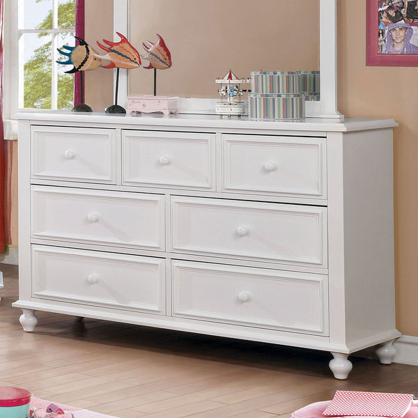 Furniture Of America Olivia White Traditional Dresser Model CM7155WH-D - MONAVILLA