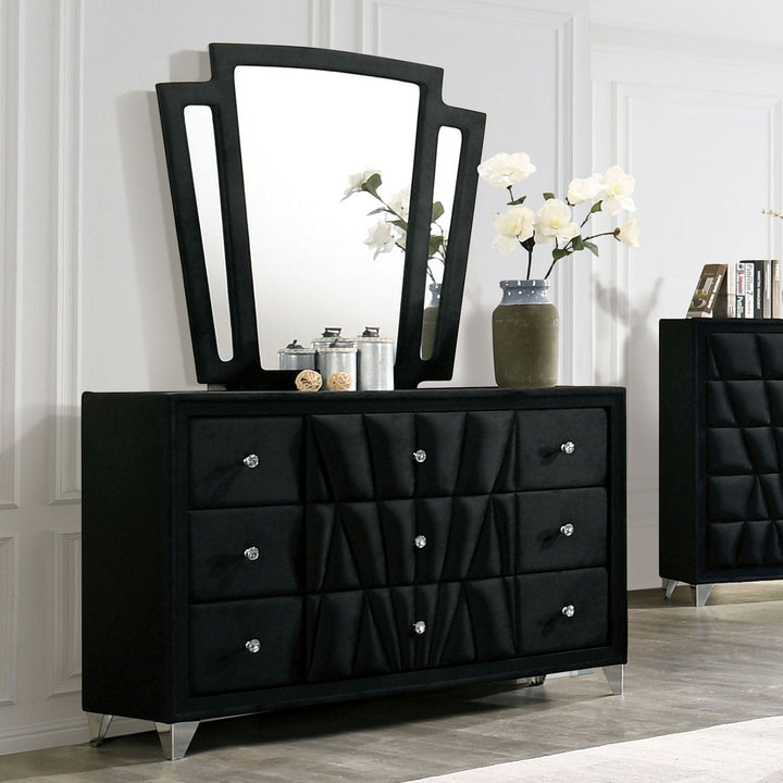 Furniture Of America Carissa Black Transitional Dresser Model CM7164BK-D - MONAVILLA