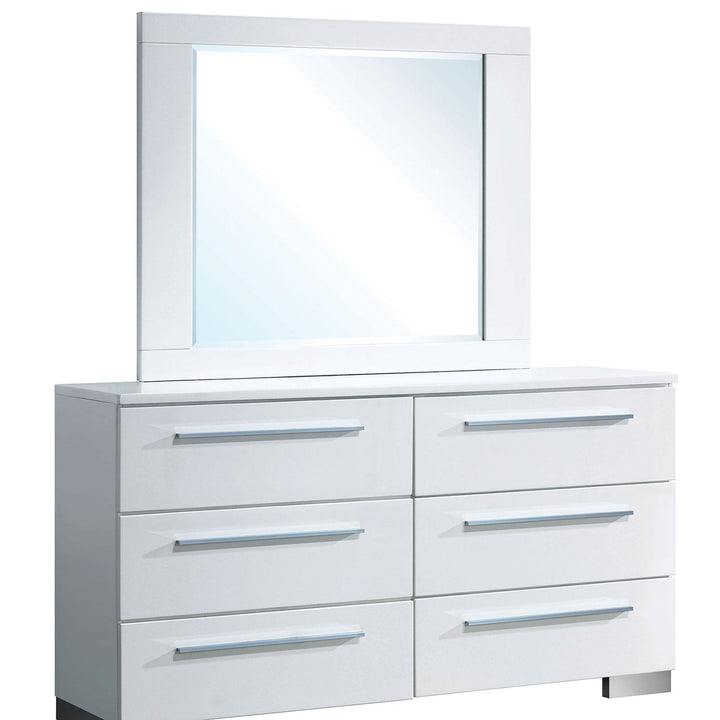 Furniture Of America Clementine Glossy White Contemporary Dresser Model CM7201D - MONAVILLA