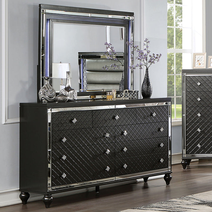 Furniture Of America Calandria Gray Contemporary Dresser, Gray Model CM7320GY-D - MONAVILLA