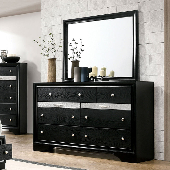 Furniture Of America Chrissy Black Contemporary Dresser Model CM7552BK-D - MONAVILLA