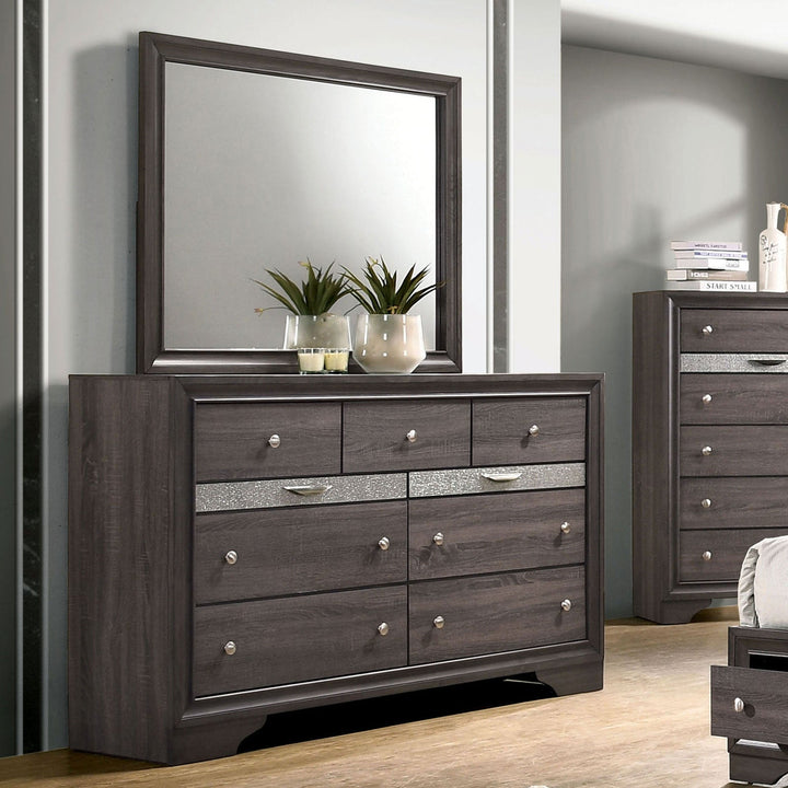 Furniture Of America Chrissy Gray Contemporary Dresser Model CM7552GY-D - MONAVILLA