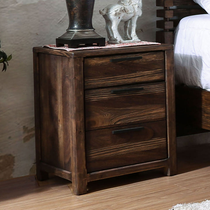 Furniture Of America Hankinson Rustic Natural Tone Rustic Night Stand Model CM7576N - MONAVILLA