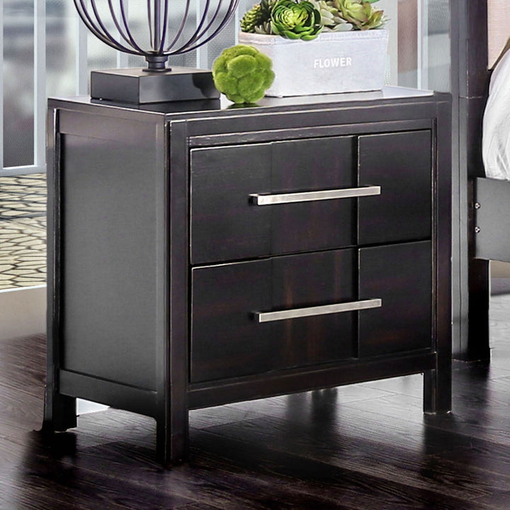 Furniture Of America Berenice Espresso Transitional Night Stand Model CM7580EX-N - MONAVILLA