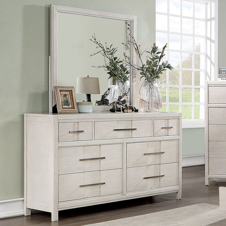 Furniture Of America Berenice White Transitional Dresser, White Model CM7580WH-D - MONAVILLA