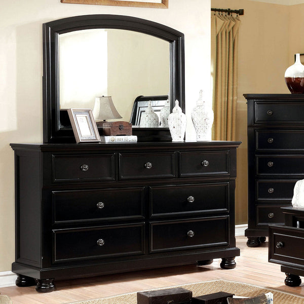 Furniture Of America Castor Black Transitional Dresser Model CM7590BK-D - MONAVILLA