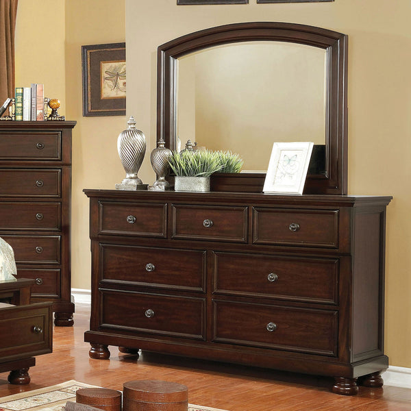 Furniture Of America Castor Brown Cherry Transitional Dresser Model CM7590CH-D - MONAVILLA