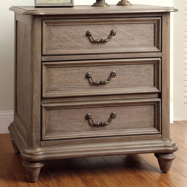 Furniture Of America Belgrade Rustic Natural Rustic Night Stand Model CM7611N - MONAVILLA