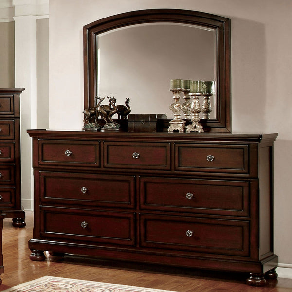 Furniture Of America Northville Dark Cherry Transitional Dresser Model CM7682D - MONAVILLA