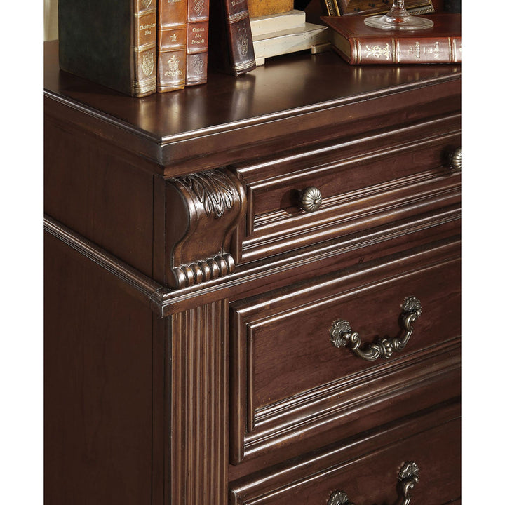 Furniture Of America Esperia Brown Cherry Traditional Night Stand Model CM7711N - MONAVILLA