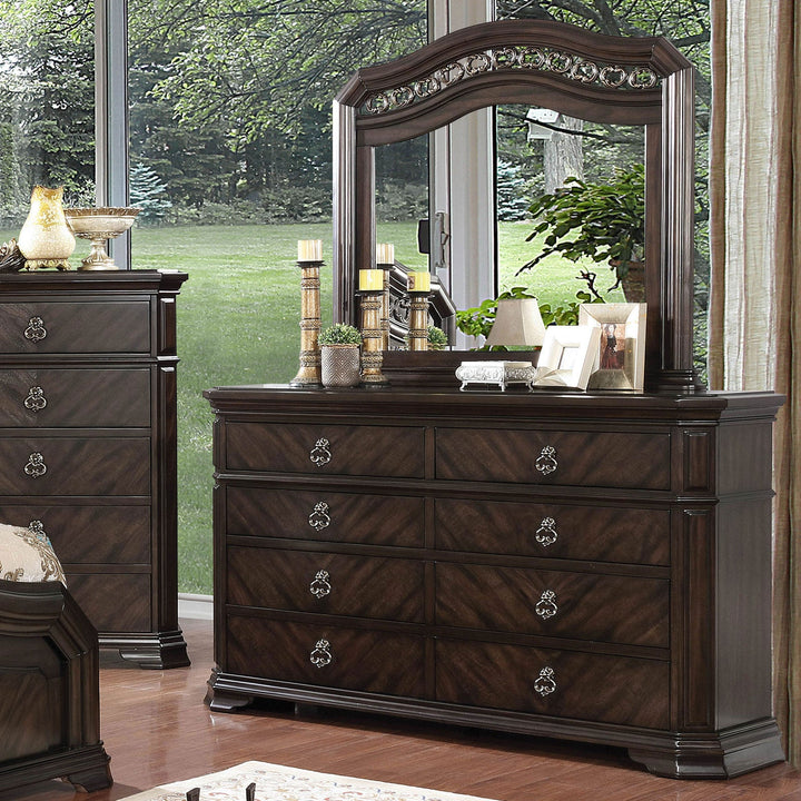 Furniture Of America Calliope Espresso Traditional Dresser Model CM7751D - MONAVILLA