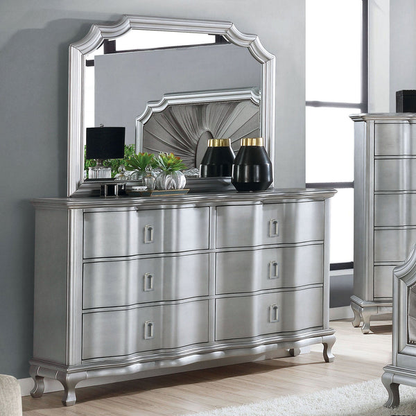 Furniture Of America Aalok Silver Glam Dresser Model CM7864D - MONAVILLA