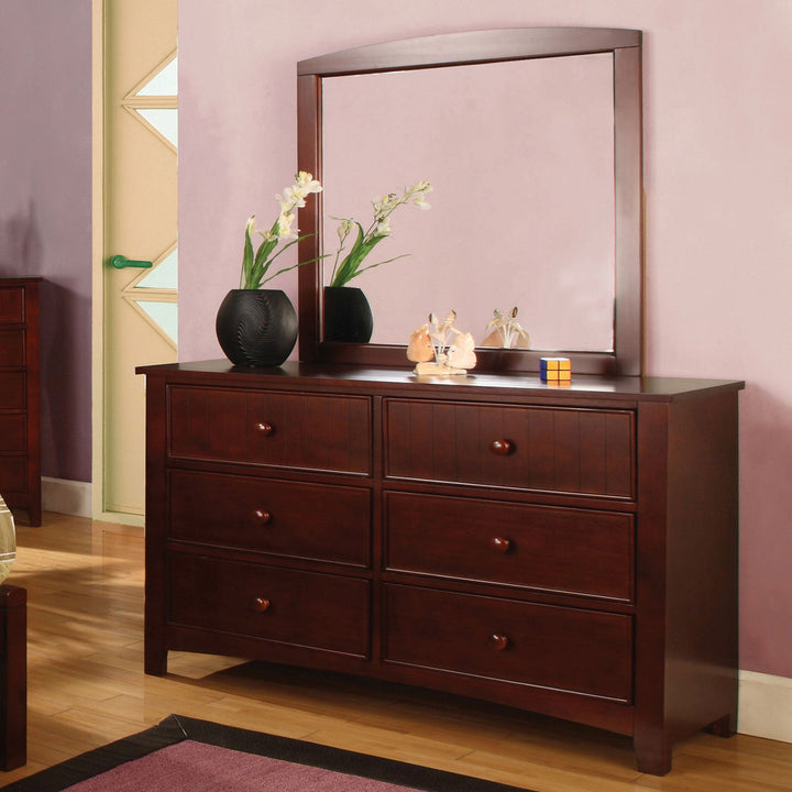 Furniture Of America Omnus Cherry Transitional Dresser Model CM7905CH-D - MONAVILLA