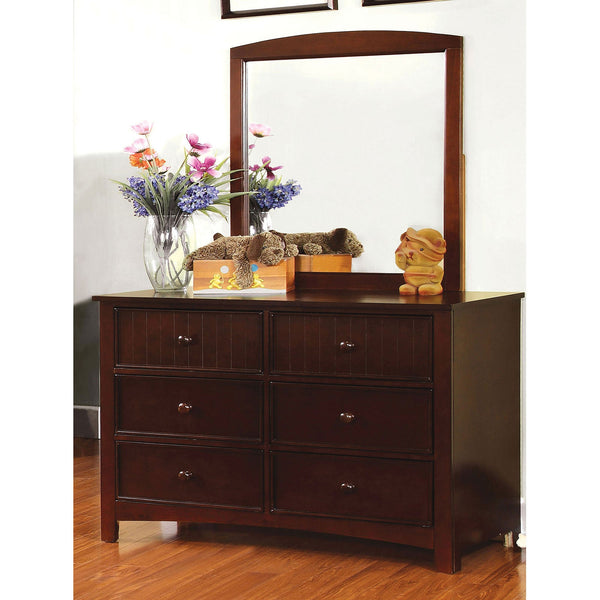 Furniture Of America Corry Dark Walnut Transitional Dresser Model CM7905EXP-D - MONAVILLA