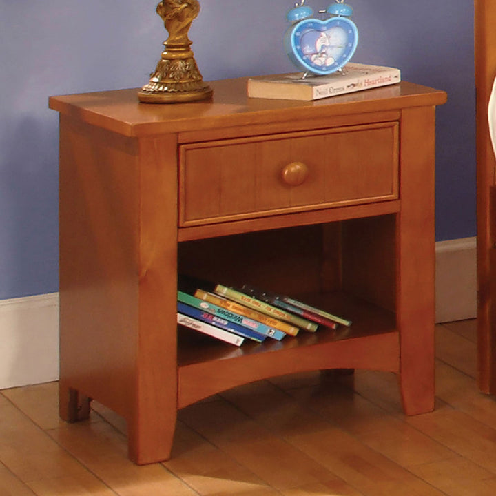 Furniture Of America Omnus Oak Transitional Night Stand Model CM7905OAK-N - MONAVILLA