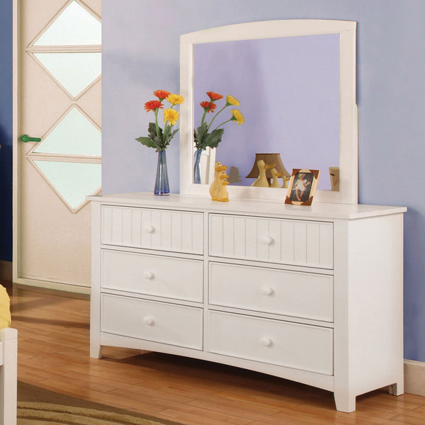 Furniture Of America Corry White Transitional Dresser Model CM7905WH-D - MONAVILLA