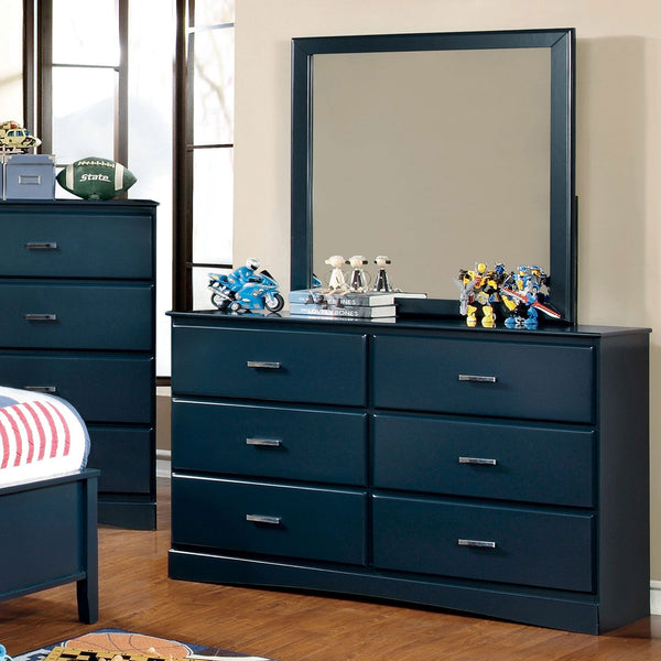 Furniture Of America Prismo Blue Transitional Dresser Model CM7941BL-D - MONAVILLA