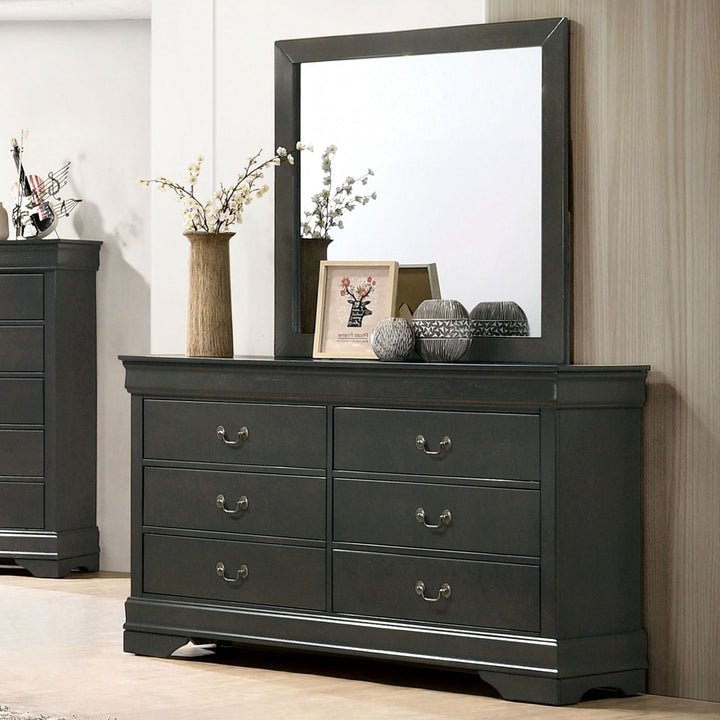 Furniture Of America Louis Philippe Gray Transitional Dresser Model CM7966GY-D - MONAVILLA