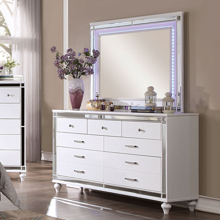 Furniture Of America Brachium White Contemporary Dresser, White Model CM7977WH-D - MONAVILLA