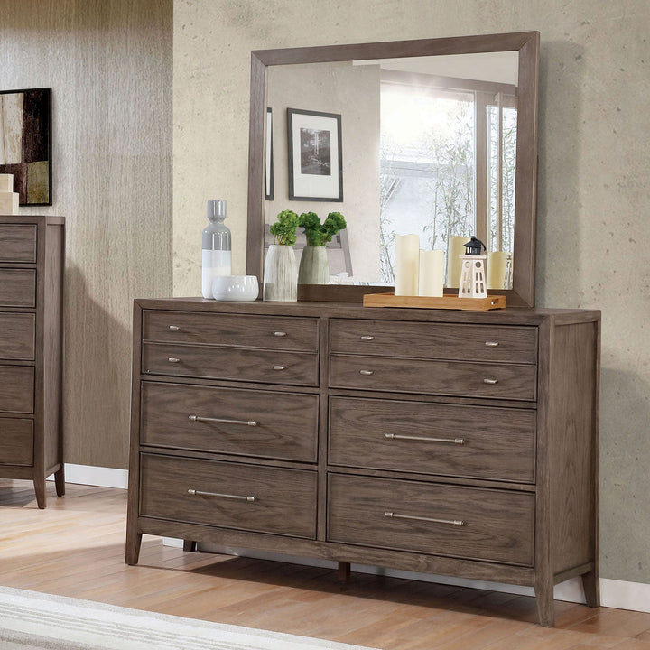 Furniture Of America Tawana Warm Gray Transitional Dresser Model FOA7918D - MONAVILLA