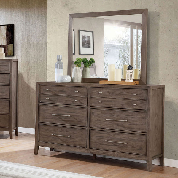 Furniture Of America Tawana Warm Gray Transitional Dresser Model FOA7918D - MONAVILLA