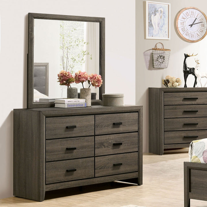 Furniture Of America Roanne Gray Transitional Dresser Model FOA7927D - MONAVILLA