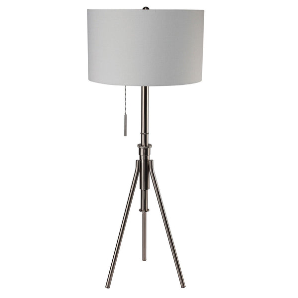 Furniture Of America Zaya Brushed Steel Contemporary Floor Lamp Model L731171F-SV - MONAVILLA