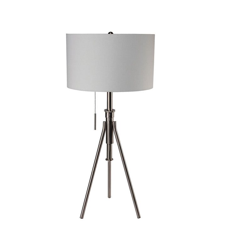 Furniture Of America Zaya Brushed Steel Contemporary Table Lamp Model L731171T-SV - MONAVILLA