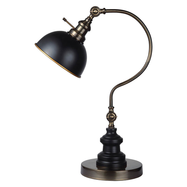 Furniture Of America Briar Antique Gold Industrial Table Lamp Model L731180G-T - MONAVILLA