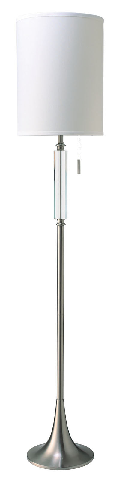 Furniture Of America Aya White/Silver Contemporary Floor Lamp Model L731182F - MONAVILLA