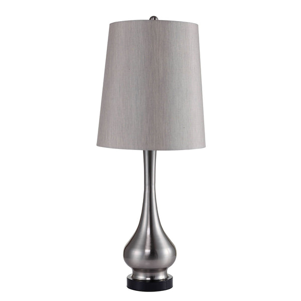 Furniture Of America Teri Silver Contemporary 13"H Table Lamp Model L731200SN - MONAVILLA