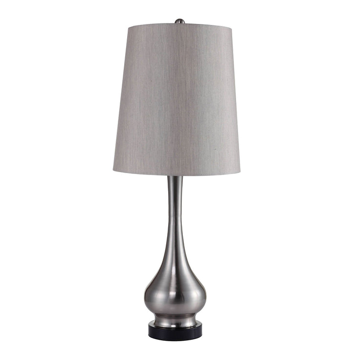 Furniture Of America Teri Silver Contemporary 13"H Table Lamp Model L731200SN - MONAVILLA