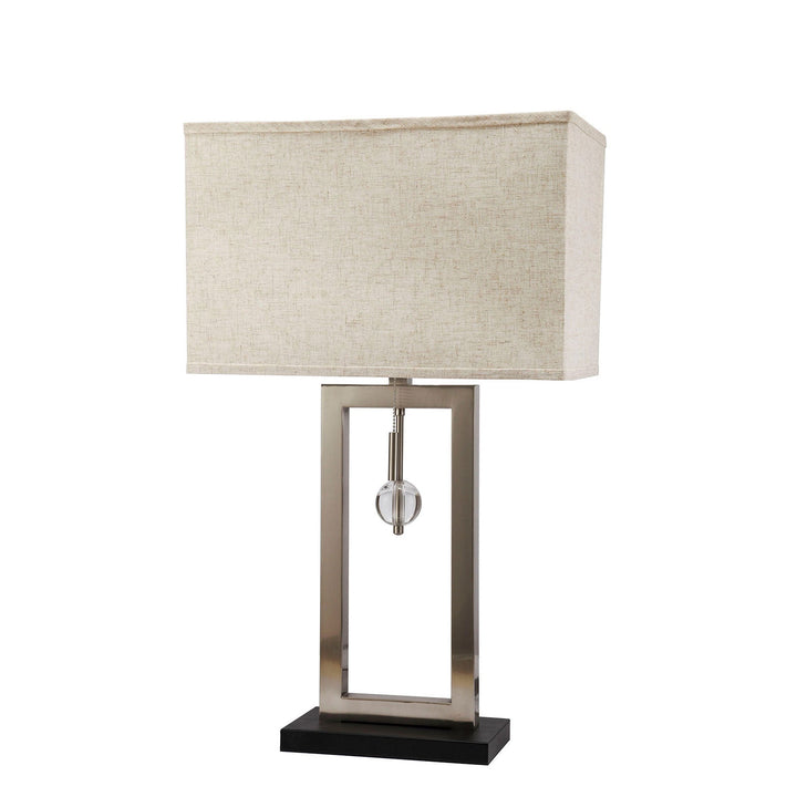 Furniture Of America Terri Silver Contemporary Table Lamp Model L731206SN - MONAVILLA