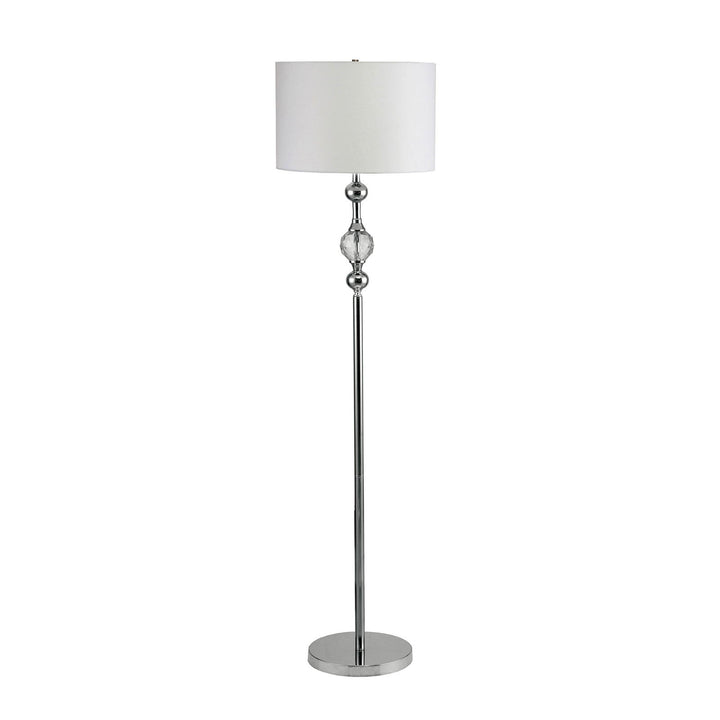 Furniture Of America Emi White/Silver Contemporary Floor Lamp Model L76187F - MONAVILLA