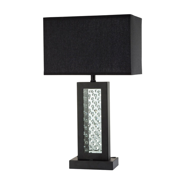 Furniture Of America Abbi Black Contemporary Table Lamp Model L76389BK - MONAVILLA