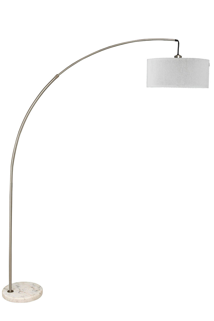 Furniture Of America Jess Brushed Steel Contemporary Arch Lamp Model L76931SN - MONAVILLA