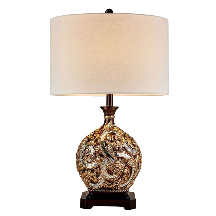 Furniture Of America Guadalupe Gold/Brown Traditional 29.5"H Golden Brown Table Lamp Model L9294T - MONAVILLA