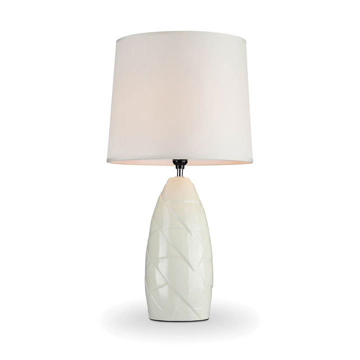 Furniture Of America Lois Ivory Contemporary Table Lamp Model L9505 - MONAVILLA