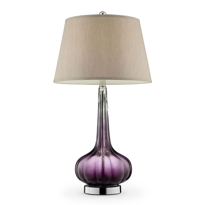 Furniture Of America Fay Purple Contemporary 30"H Table Lamp Model L9709 - MONAVILLA