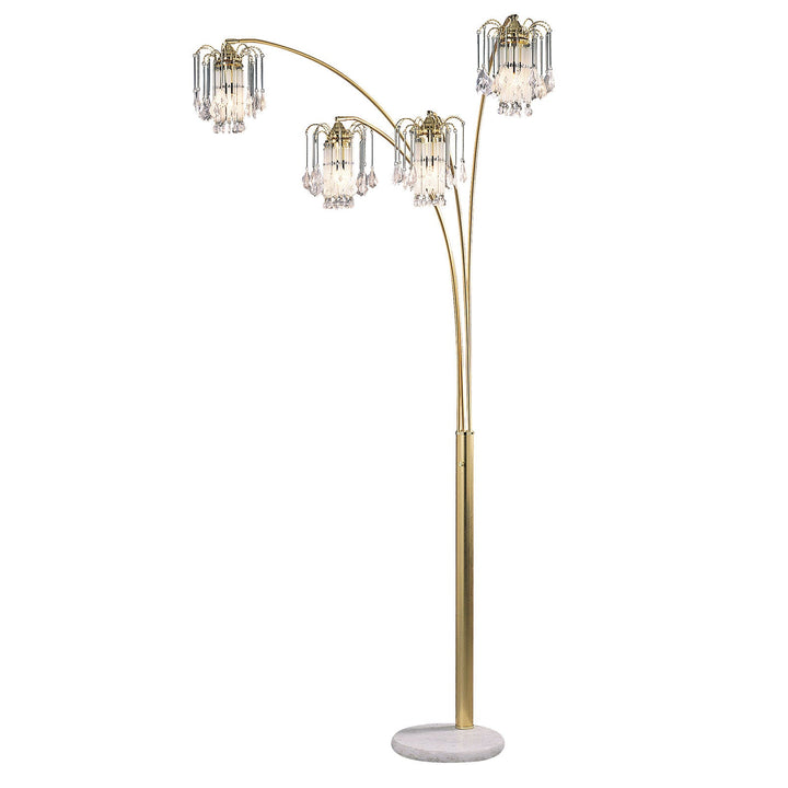 Furniture Of America Elouise Sand Gold Traditional Arch Lamp Model L99657SG - MONAVILLA