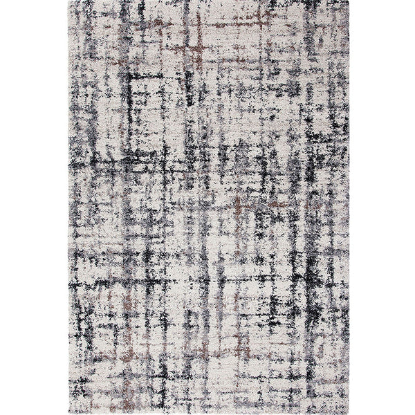 Furniture Of America Gresford Black/Ivory Contemporary 5'3" X 7'6" Area Rug Model RG1034 - MONAVILLA