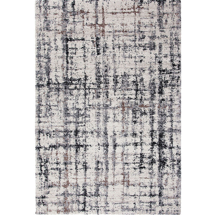 Furniture Of America Gresford Black/Ivory Contemporary 5'3" X 7'6" Area Rug Model RG1034 - MONAVILLA